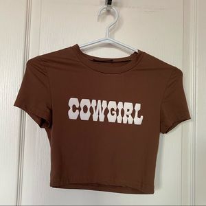 Cowgirl baby tee